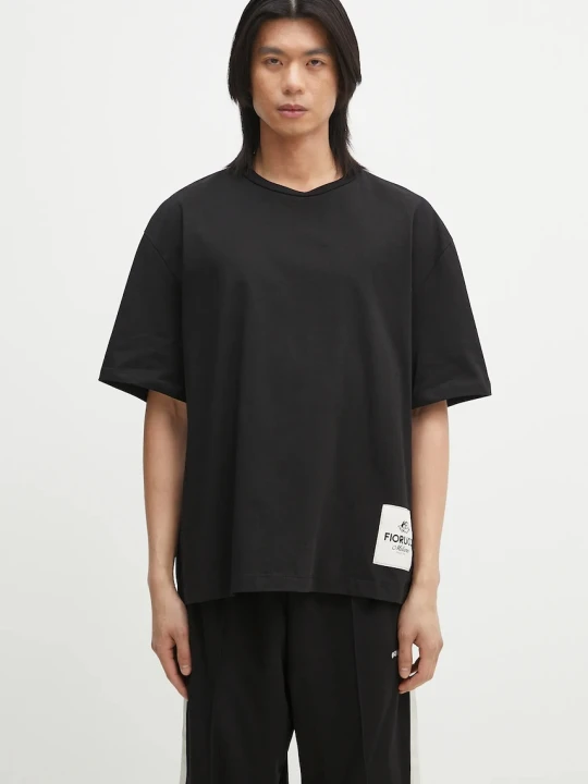 Zdjęcie produktu Fiorucci t-shirt bawełniany Logo Label Boxy Fit