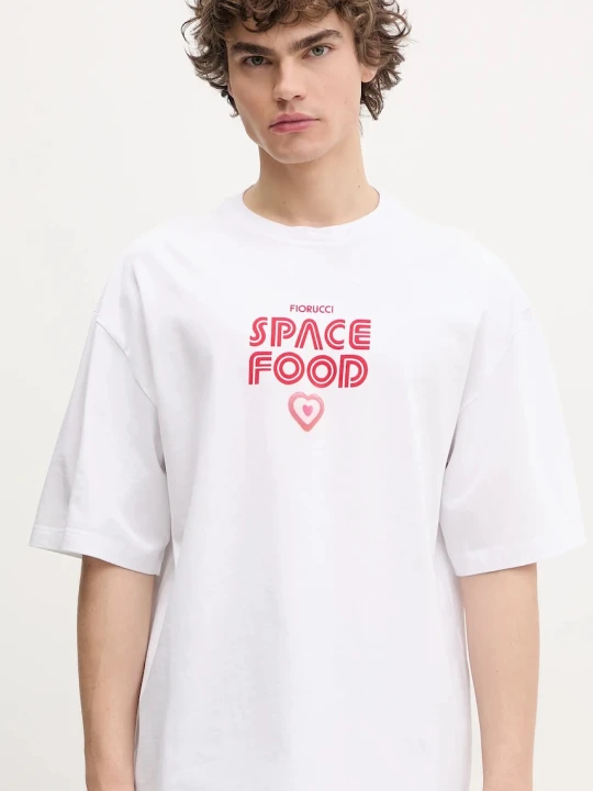 Zdjęcie produktu Fiorucci t-shirt bawełniany Space Food Print Relaxed Fit T-Shirt