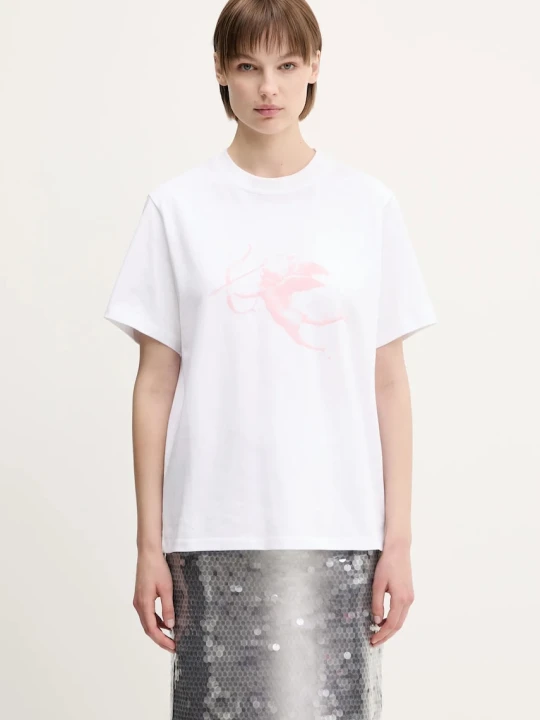 Zdjęcie produktu Fiorucci t-shirt bawełniany White Cupid Print Regular Fit T-Shirt