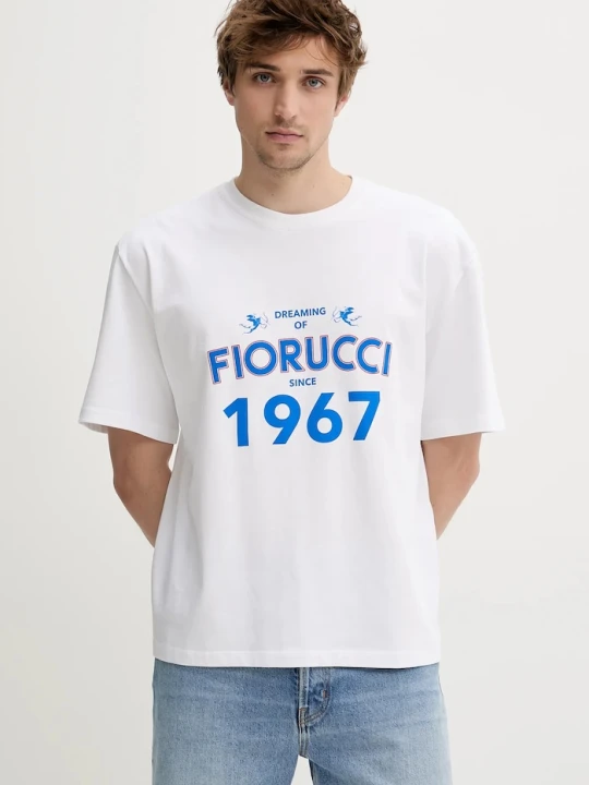 Zdjęcie produktu Fiorucci t-shirt bawełniany White Dreaming 1967 Print Boxy Fit T-Shirt