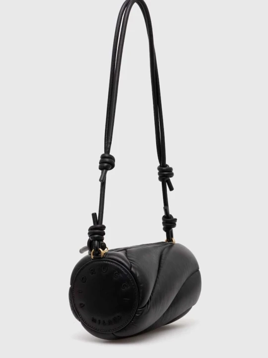 Zdjęcie produktu Fiorucci torebka skórzana Black Leather Mella Bag