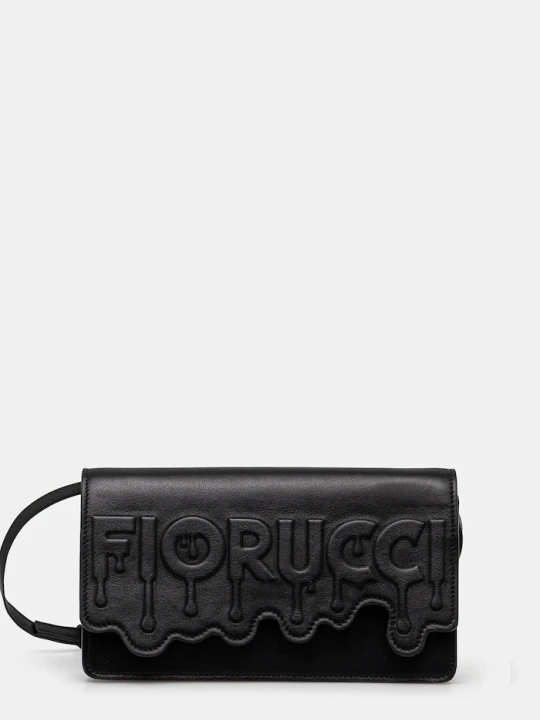 Zdjęcie produktu Fiorucci torebka skórzana Melted Bag czarny