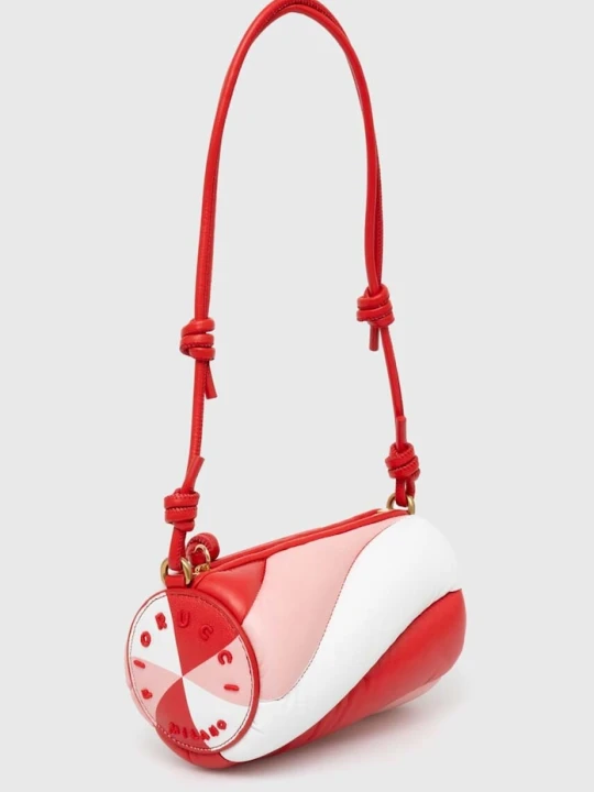 Zdjęcie produktu Fiorucci torebka skórzana Tricolor Leather Mini Mella Bag czerwony