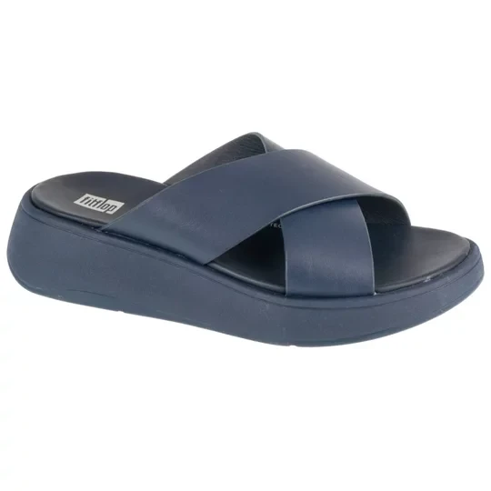 Zdjęcie produktu FitFlop F-Mode Flatform FW5-399, Damskie, Granatowe, klapki, skóra licowa, rozmiar: 41