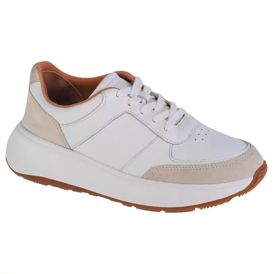 Zdjęcie produktu FitFlop F-Mode FR1-194, Damskie, Białe, buty sneakers, skóra licowa, rozmiar: 36