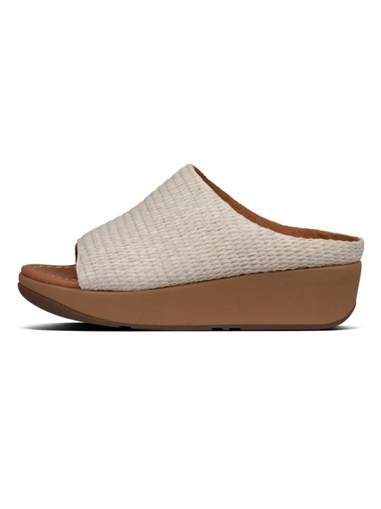 Zdjęcie produktu fitflop Klapki w kolorze beżowym na koturnie rozmiar: 41
