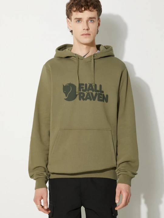 Zdjęcie produktu Fjallraven bluza bawełniana Logo Hoodie Fjällräven