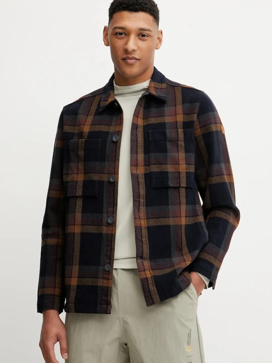 Zdjęcie produktu Fjallraven kurtka koszulowa Singi Flannel Overshirt M Fjällräven granatowy