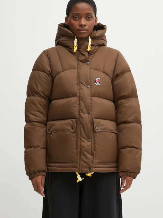 Zdjęcie produktu Fjallraven kurtka puchowa Expedition Fjällräven brązowy