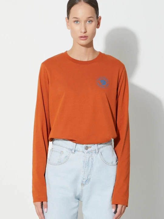 Zdjęcie produktu Fjallraven longsleeve bawełniany 1960 Logo Fjällräven