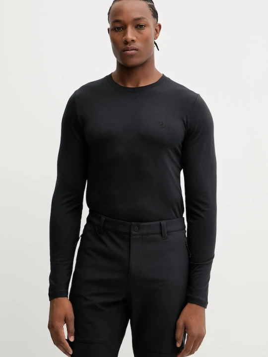 Zdjęcie produktu Fjallraven longsleeve sportowy Abisko Fjällräven czarny