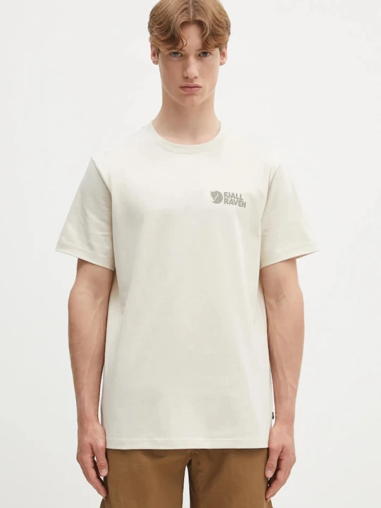 Zdjęcie produktu Fjallraven t-shirt bawełniany Fjällräven Heavy Classic T-shirt beżowy