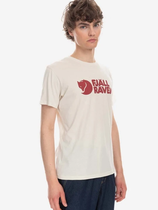 Zdjęcie produktu Fjallraven t-shirt Fjällräven Logo beżowy