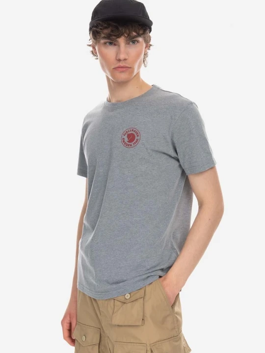 Zdjęcie produktu Fjallraven t-shirt Fox Boxy Logo Tee Fjällräven szary