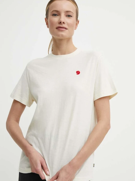Zdjęcie produktu Fjallraven t-shirt Hemp Blend T-shirt Fjällräven beżowy