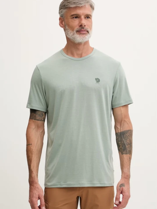 Zdjęcie produktu Fjallraven T-shirt męski z lyocellem High Coast Fjällräven zielony