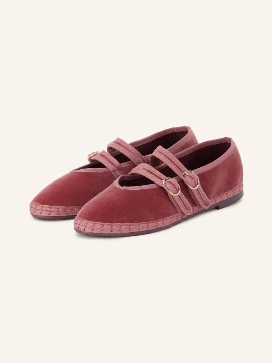 Zdjęcie produktu Flabelus Baleriny Mary Jane Claire pink JASNOCZERWONY