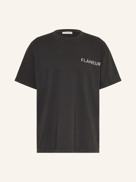 Zdjęcie produktu Flâneur Koszulka Oversize Double Logo schwarz