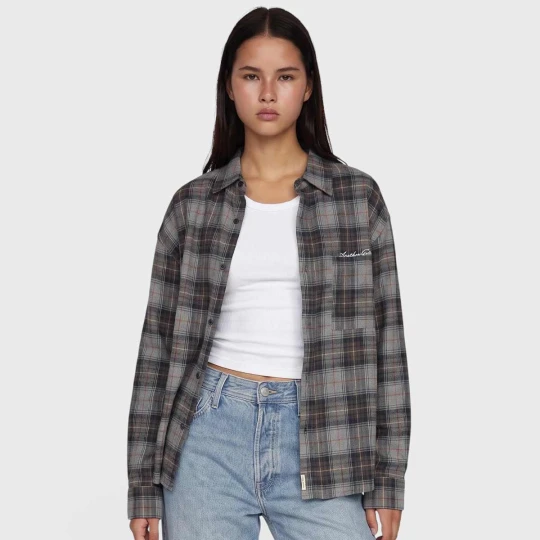 Zdjęcie produktu Flannel Shirt Another Cotton Lab szary