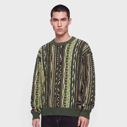 Zdjęcie produktu Flatknit Sweater COLUCCI zielony