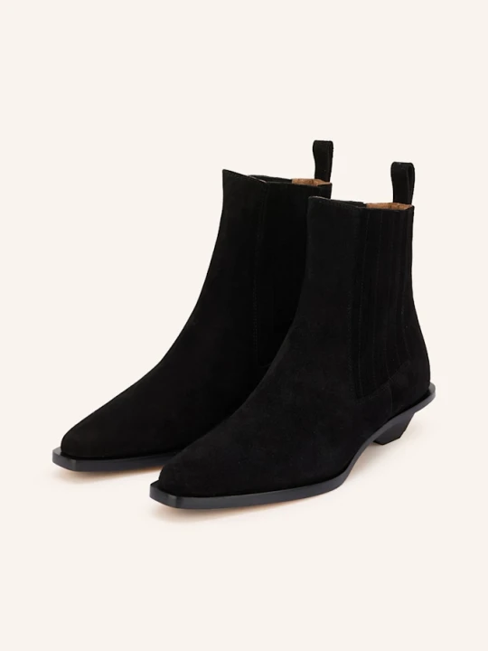 Zdjęcie produktu Flattered Botki Indigo schwarz CZARNY