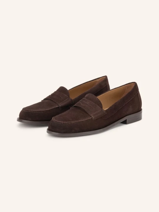 Zdjęcie produktu Flattered Penny Loafers Sage braun CIEMNOBRĄZOWY