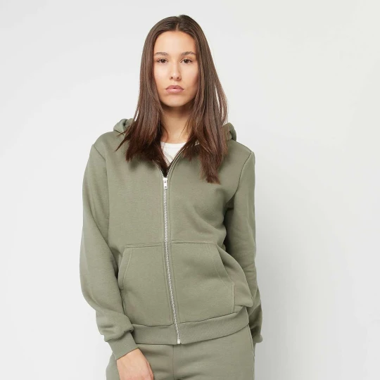 Zdjęcie produktu Fluffy Zip Hoody Urban Classics zielony