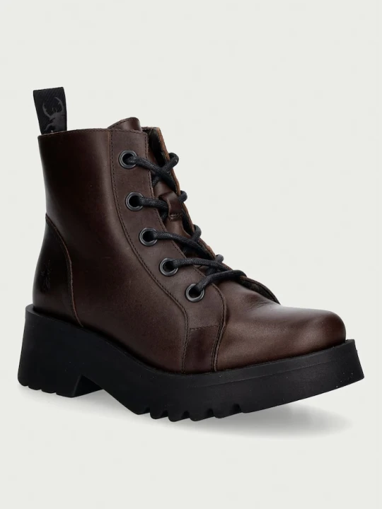 Zdjęcie produktu Fly London workery damskie skórzane METZ788FLY brązowy