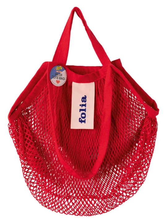 Zdjęcie produktu folia PAPER Shopper bag w kolorze czerwonym - 44 x 44 x 0, 50 cm rozmiar: onesize