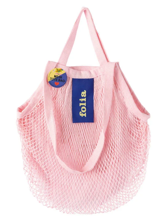 Zdjęcie produktu folia PAPER Shopper bag w kolorze jasnoróżowym - 44 x 44 x 0, 50 cm rozmiar: onesize