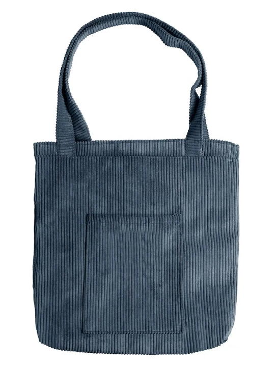 Zdjęcie produktu Folkifreckles Shopper bag w kolorze ciemnoszarym - 35 x 37 x 10 cm rozmiar: onesize