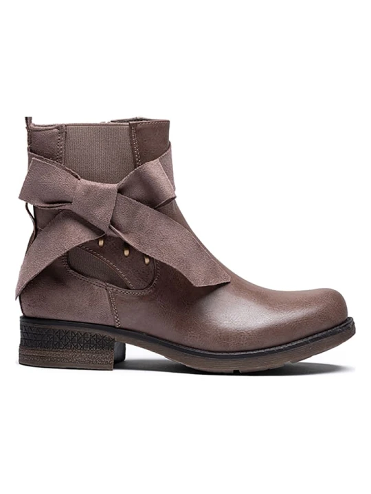 Zdjęcie produktu Foreverfolie Botki w kolorze khaki rozmiar: 39