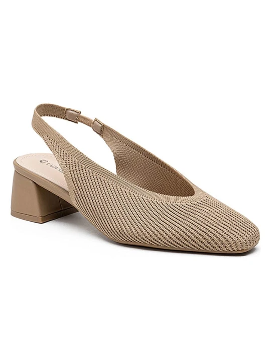 Zdjęcie produktu Foreverfolie Czółenka w kolorze khaki rozmiar: 36