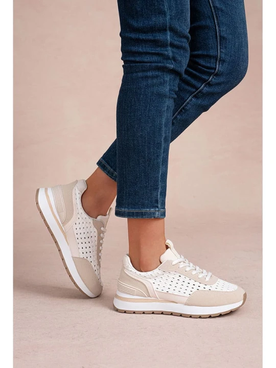 Zdjęcie produktu Foreverfolie Sneakersy w kolorze beżowym rozmiar: 36