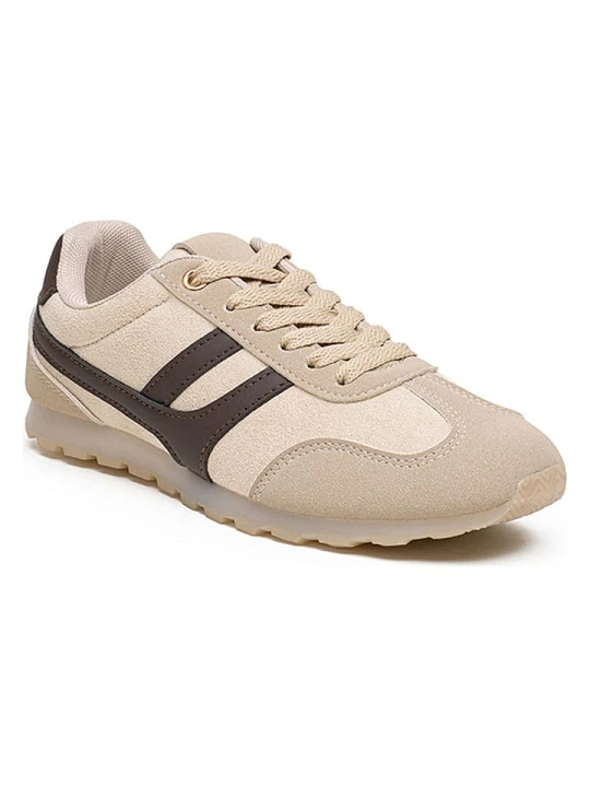 Zdjęcie produktu Foreverfolie Sneakersy w kolorze beżowym rozmiar: 38