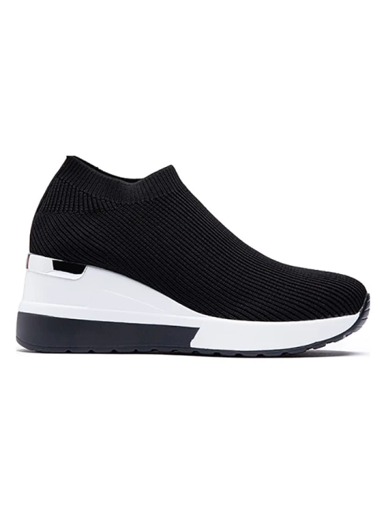 Zdjęcie produktu Foreverfolie Sneakersy w kolorze biało-czarnym rozmiar: 40