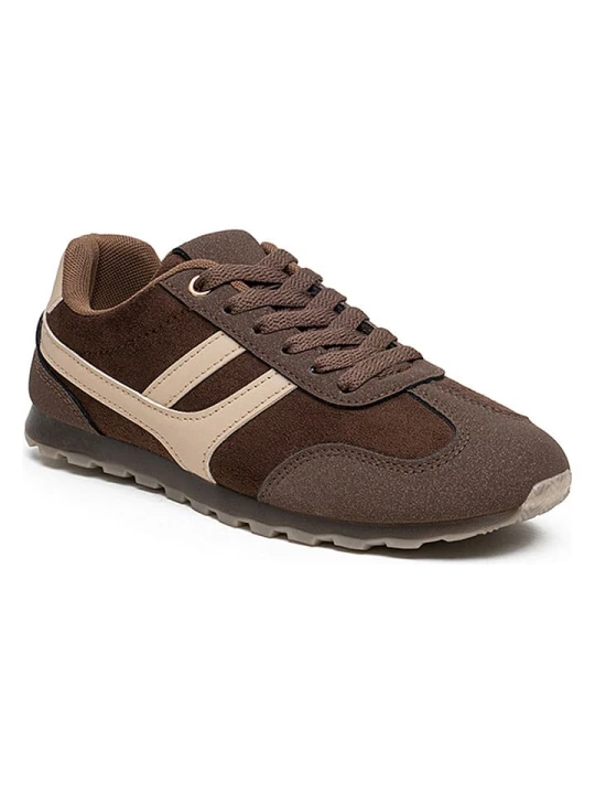 Zdjęcie produktu Foreverfolie Sneakersy w kolorze brązowym rozmiar: 38