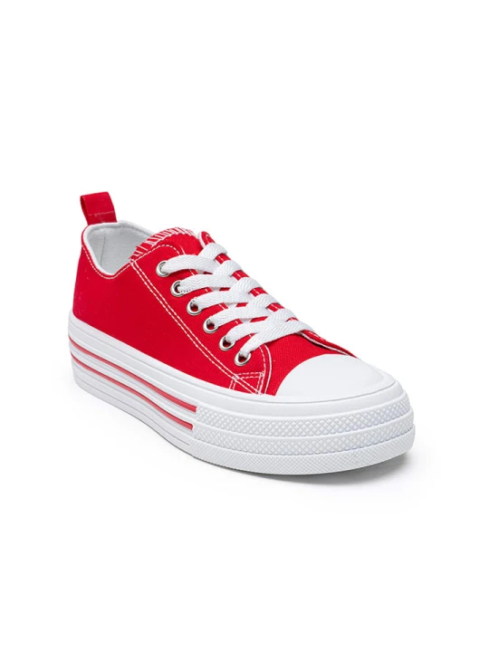 Zdjęcie produktu Foreverfolie Sneakersy w kolorze czerwonym rozmiar: 38