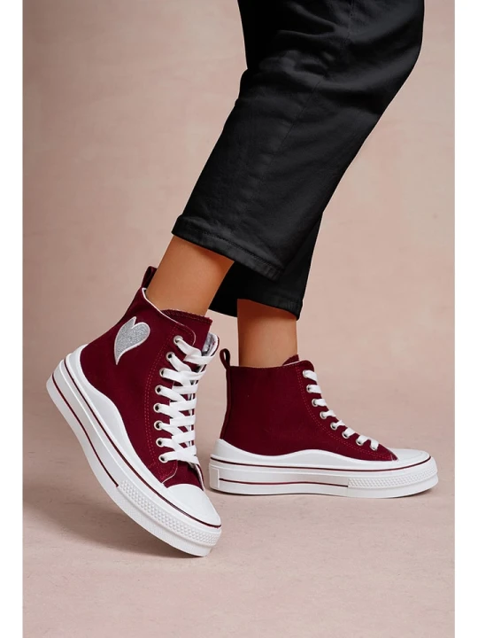 Zdjęcie produktu Foreverfolie Sneakersy w kolorze czerwonym rozmiar: 37