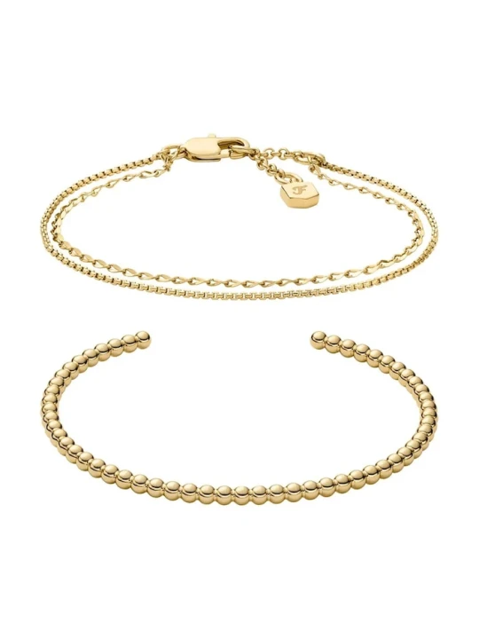 Zdjęcie produktu Fossil bransoletka 2-pack złoty