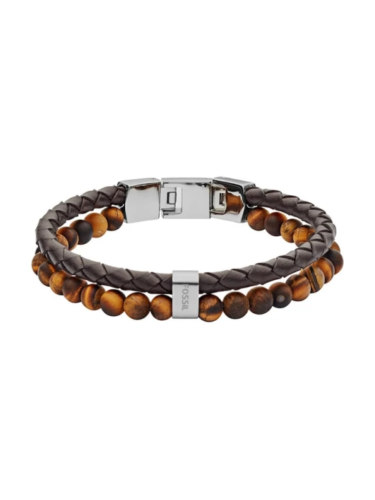 Zdjęcie produktu Fossil - Bransoletka JF03118040 brązowy