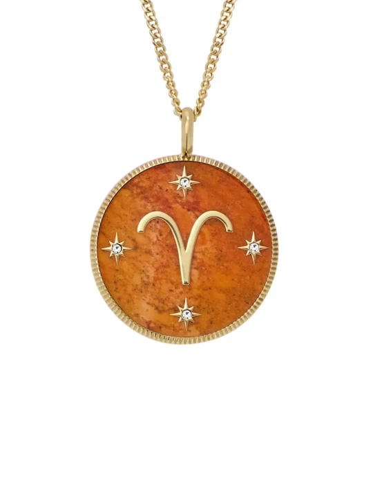 Zdjęcie produktu Fossil naszyjnik JEWELRY pomarańczowy