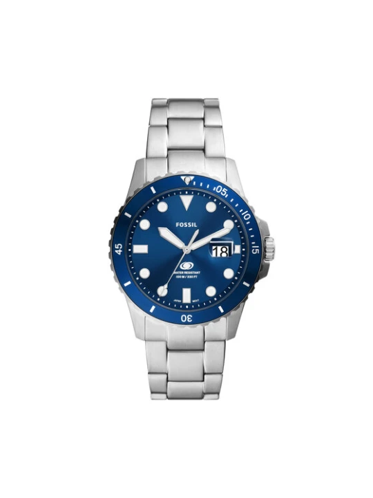 Zdjęcie produktu Fossil Zegarek Blue FS6029 Srebrny
