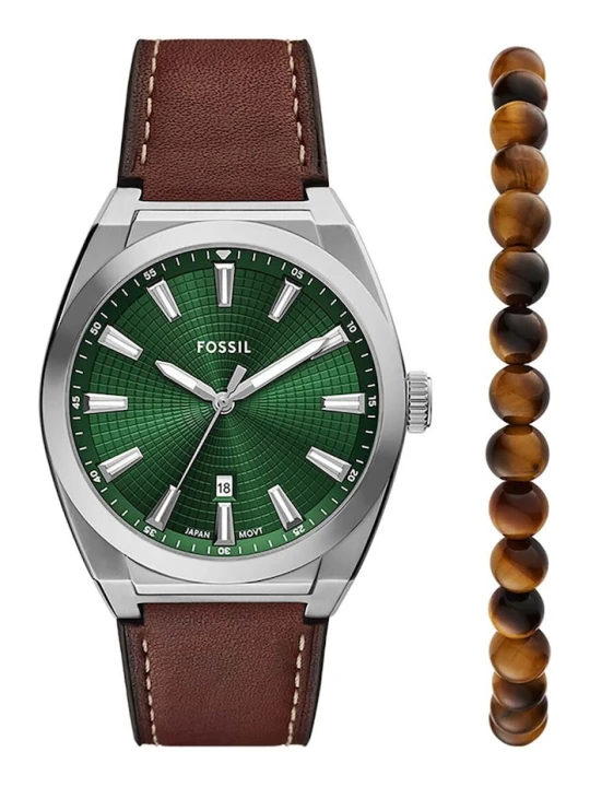Zdjęcie produktu Fossil zegarek i bransoletka srebrny