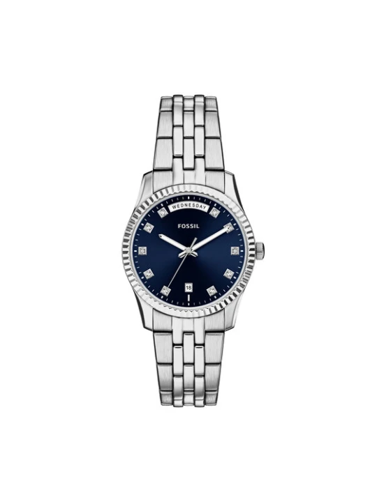 Zdjęcie produktu Fossil Zegarek Scarlette ES5457 Srebrny