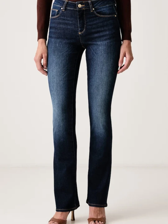 Zdjęcie produktu Fracomina jeansy bootcut damskie granatowy