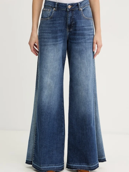Zdjęcie produktu Fracomina jeansy flare damskie granatowy