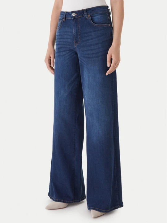 Zdjęcie produktu Fracomina Jeansy FP25WV3015D46002 Granatowy Wide Leg