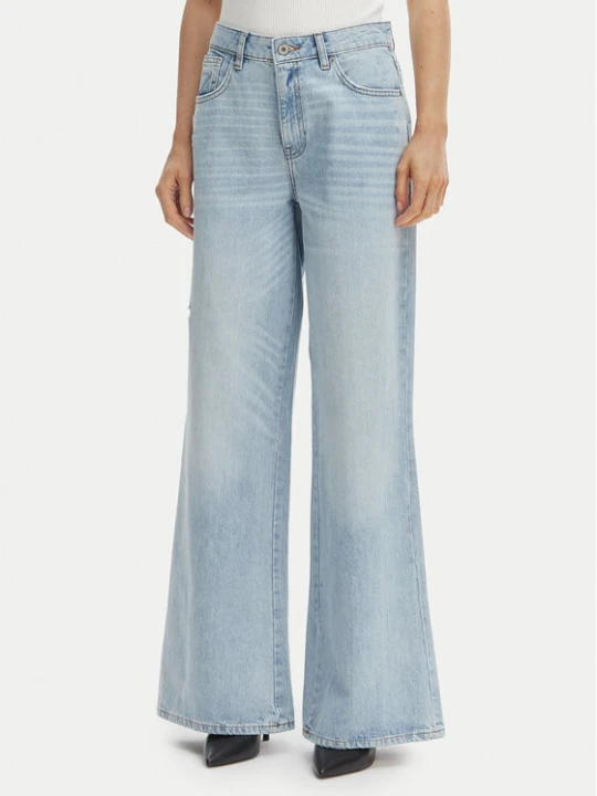Zdjęcie produktu Fracomina Jeansy FP26SV3015D47103 Niebieski Wide Leg