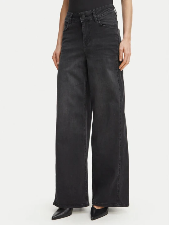 Zdjęcie produktu Fracomina Jeansy FP26WV3013D40493 Czarny Flared Leg